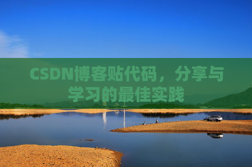 CSDN博客贴代码，分享与学习的最佳实践